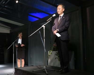 新美(しんみ)大使による挨拶