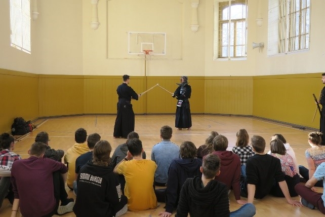Ukážky / tréning bojového umenia kendó