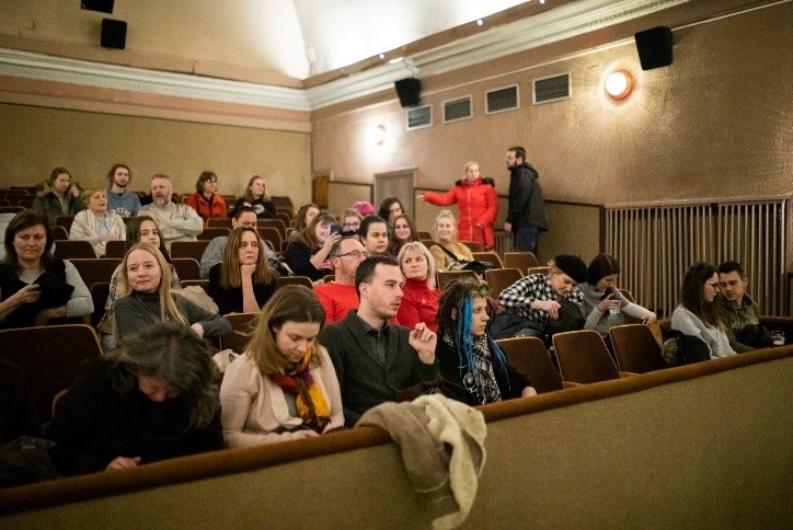 Pohľad do publika v kine Úsmev v Košiciach, © Kino Úsmev