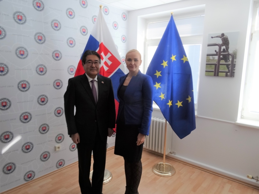 2025年11月6日（木曜日）川上大使によるスロバキア警察庁長官訪問