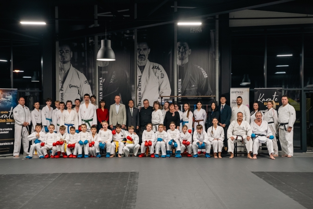 Veľvyslanec Kawakami navštívil Karate Klub Žilina (11. 11. 2025)