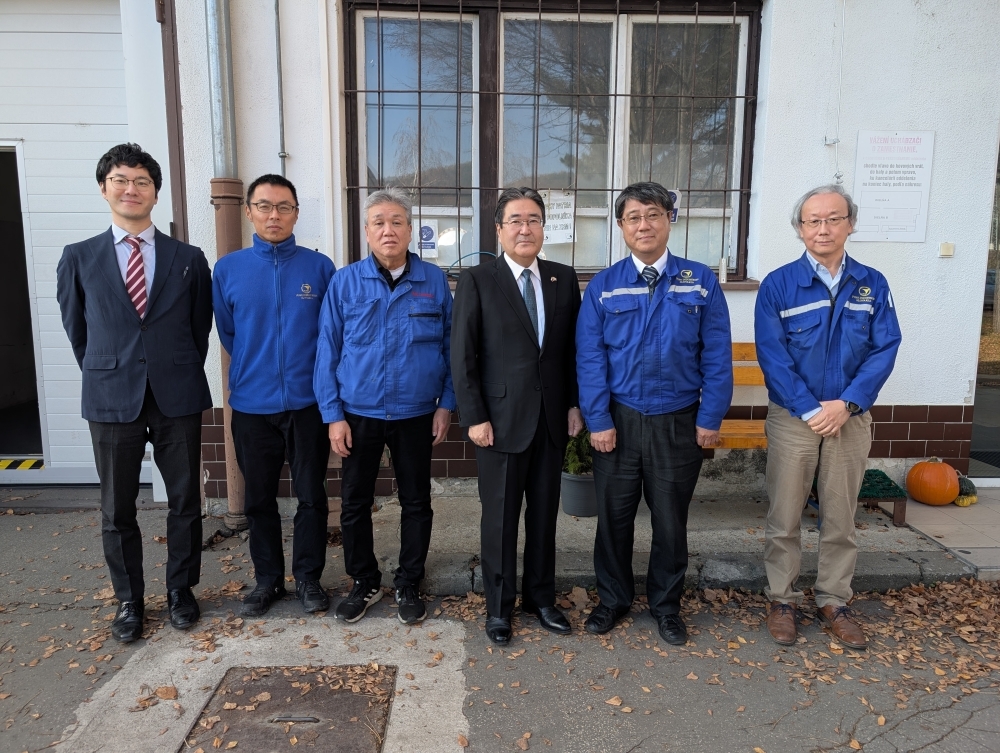 2025年11月12日（水曜日） 川上大使の扶桑工業・スロバキア社訪問